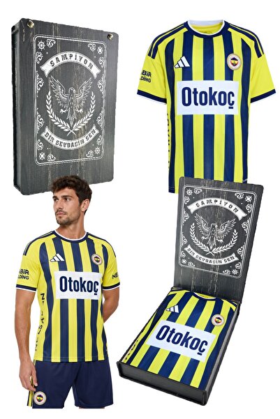 Fenerbahçe ORİJİNAL LİSANSLI SARI-LACİVERT 26/27 YETİŞKİN FORMA LAZER KUTU HE...
