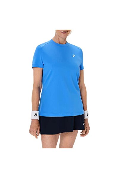 Asics Tricou de tenis pentru femei Court SS 2025 - Albastru - XS