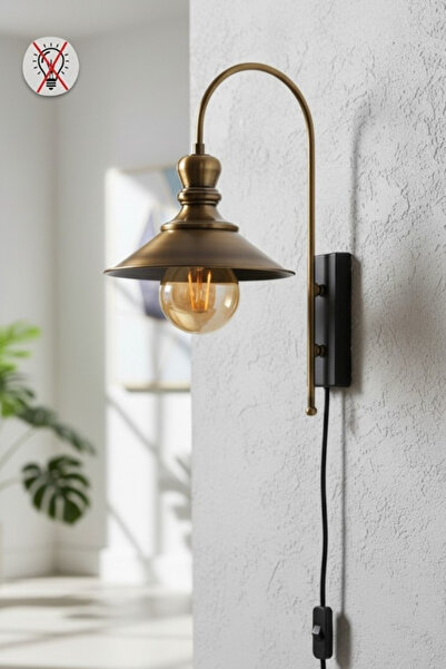 Bamyum Nantes Antique Plug-In Sconce Wall Lamp Modern for Hotel Cafe Restaura...