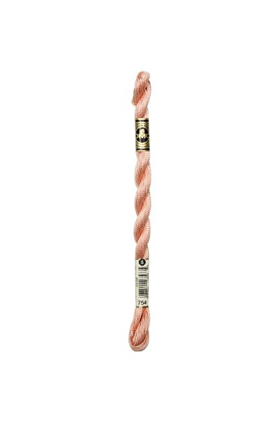 MayHome DMC Κλωστή Κεντήματος Cotton Perle 115 No5 Βαμβακερή 754 Peach Light ...