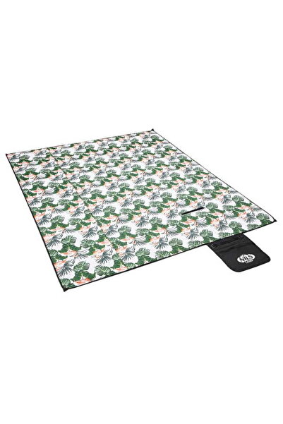 NILS CAMP NC8008 Pătură de picnic cu model frunze 220x200 PE ALU