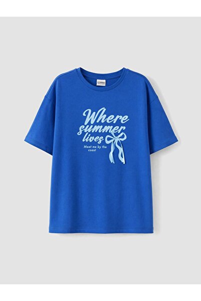 LC Waikiki تي شيرت LCW Kids مطبوع للفتيات