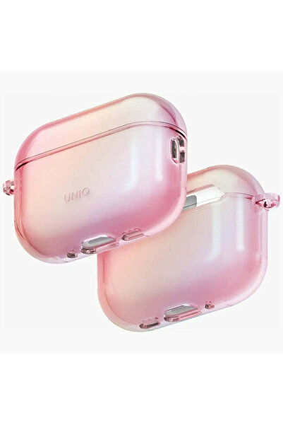 uniq Husă Iridescia pentru AirPods Pro 3 - roz transparent