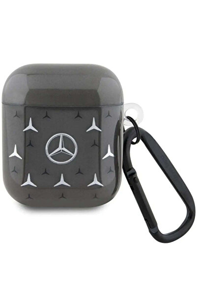 MERCEDES MEA28DPMGS Husă pentru AirPods 1/2 negru/model negru cu stea mare