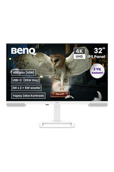 BENQ EW3290U 32'' IPS 4K 3xHDMI USB-C USB-A MM Pivot HDR 400 Eye Care Kumanda...