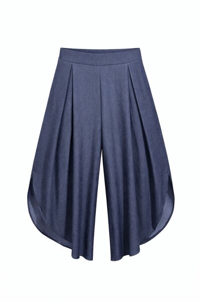 Hiccup Pantaloni largi cu pliseuri și talie înaltă MIXRAY
