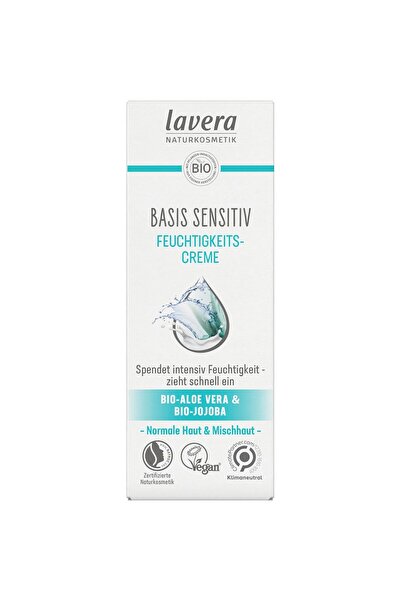 Lavera Crema hidratanta sensitiv cu aloe vera bio si jojoba bio pentru ten no...