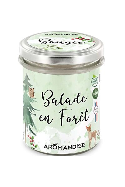 Aromandise Lumanare parfumata cu pin si eucalipt 150g