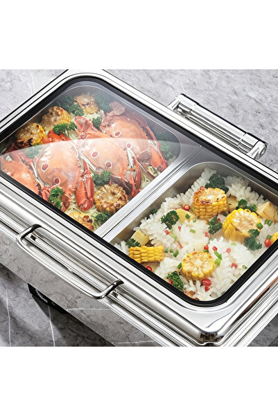Vitakit Thermal pot buffet set - Made of stainless steel, suitable for family...