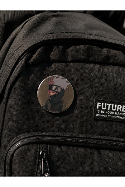 Fynbos Kakashi Hatake Rozet 44 mm Naruto Anime Çanta Rozeti Metal Badge Yaka ...