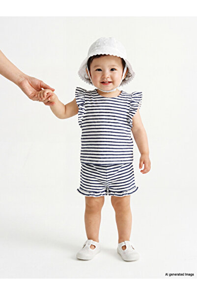 LC Waikiki I Striped Baby Girl Shorts Set from Freezen Store