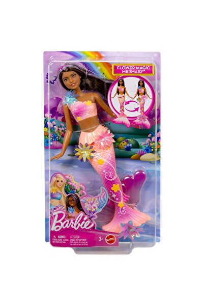 Barbie Papusa sirena Barbie, Flower Magic Mermaind, JDM73