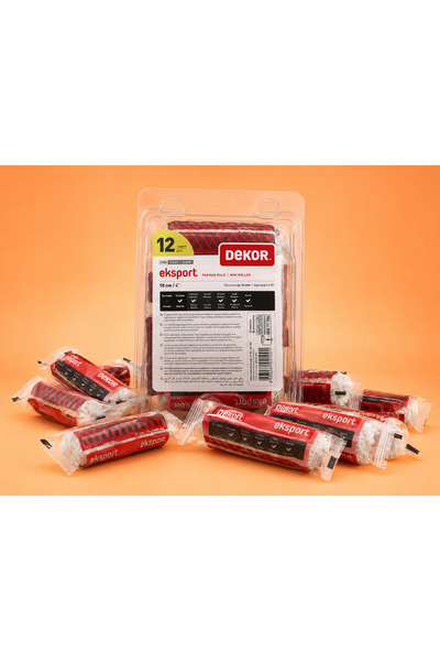 Dekor - Parmak Rulo 12'li MİNİ ROLLER