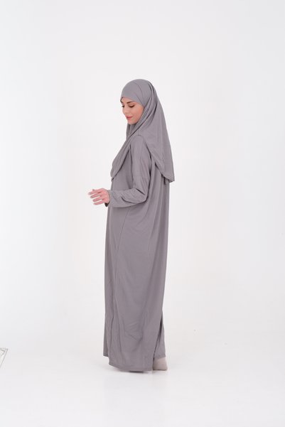 Setiora One-Piece Prayer Robe with Gray Bag