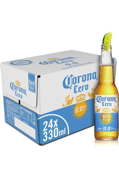 Corona cero 330ml glass ×24