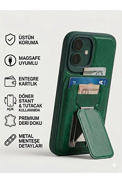 AVDA İphone 16 Cüzdanlı Magsafe Kılıfı