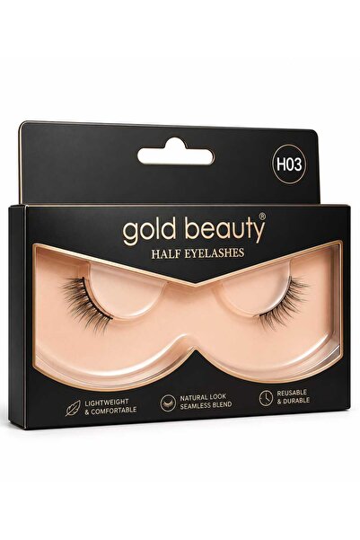 PİRAYE AKSESUAR Gold Kirpik • Takma Kirpik • Kolay Uygulanabilir Cat Eyes Yar...