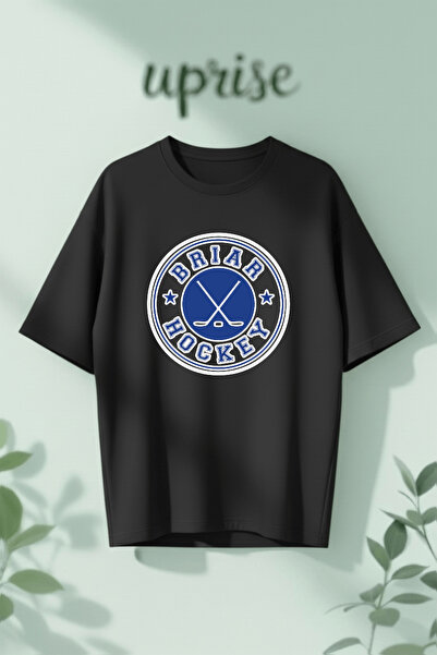 Vordevia Tricou oversize din bumbac cu imprimeu Off Campus Briar Hockey