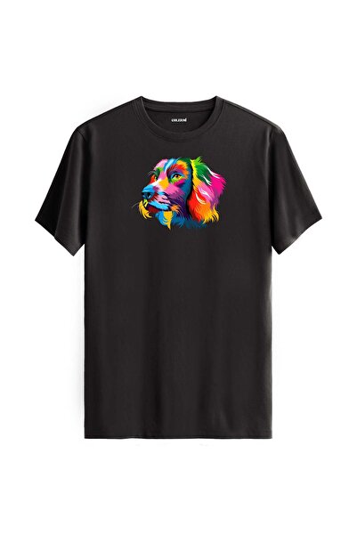 Colermi Colorful Milo Cocker Spaniel Dog Printed T-Shirt