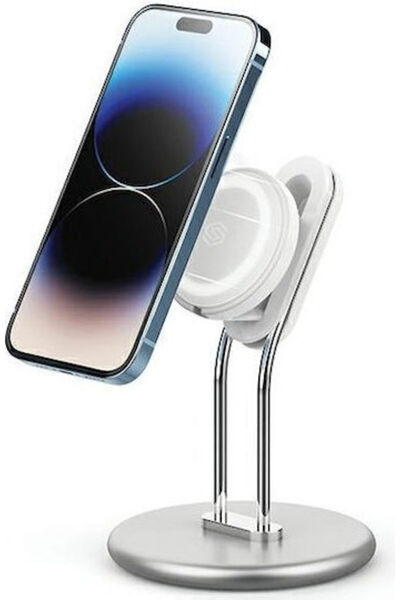 SODI Βάση Τηλεφώνου Sim-300 Ασημί Magsafe B2.011193 SKU