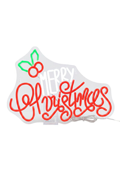 OEM Neon de Crăciun cu LED „Merry Christmas” decorativ de perete colorat 30 x...