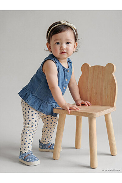 LC Waikiki I Flower Embroidered Baby Girl Blouse and Leggings Set from Freeze...