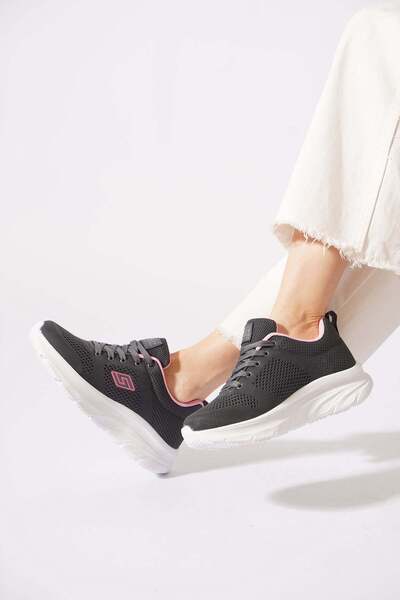 Moda Pie Merbes Anorak Side Embroidered Women's Sports Shoes Smoked