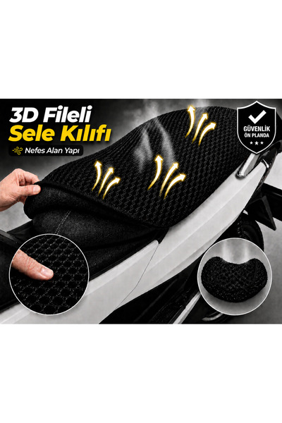Vi Caro Husa scaun motocicletei Mondial 50 Turismo 4 Husa scaun din plasa 3D ...