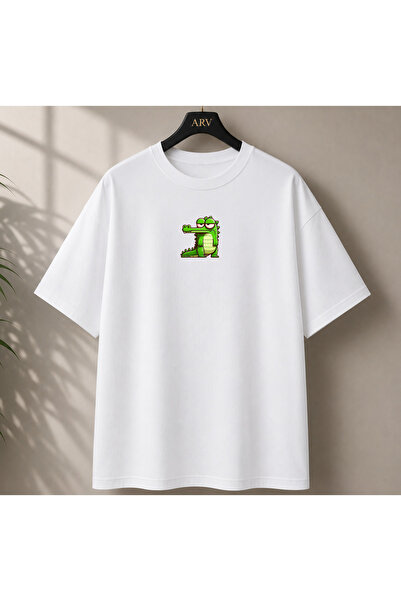 Arv T-shirt Oversize Design Crocodile T-Shirt