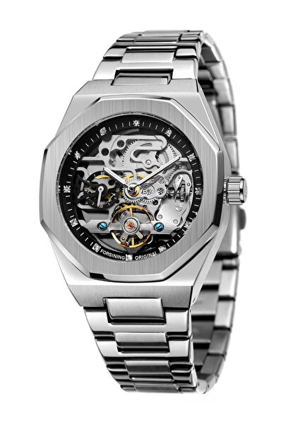 Forsining Watches for Men Watch Stainless Steel Luxury Luminous Water Resista...