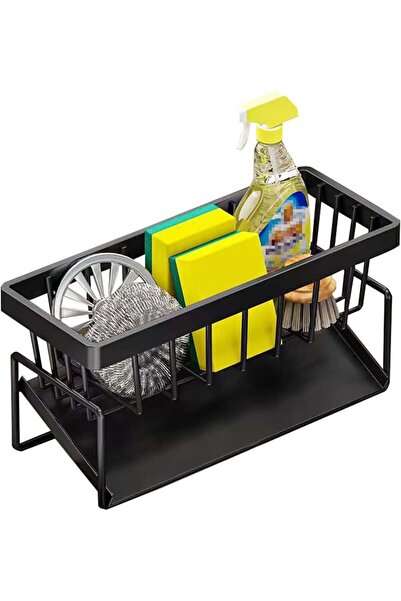 Arabest Kitchen Sink Sponge Holder, Water Flow Rack, Anti-Rust Steel, 23x9x10...