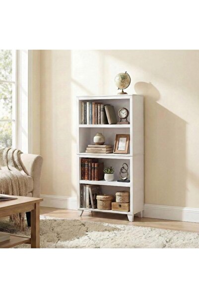 Enjoylifeme Book Shelf, 4-Tier Bookshelf, Storage Shelves Bookcase, 27.56" x ...