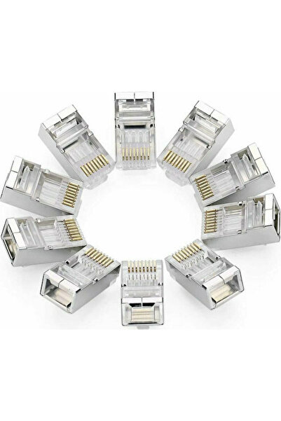 Ugreen Βύσμα RJ-45 αρσενικό 10 τεμάχια Χρυσό (20333)