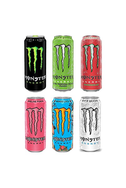 Monster Energy Enerji İçeceği 500 ml 6 lı Karma Paket