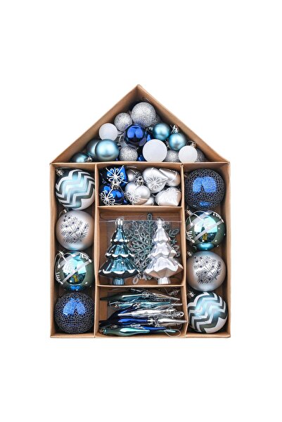 OEM Valery Madelyn Globuri de Crăciun din plastic, set de 70 de globuri pentr...