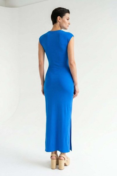 penyebizden Rochie lungă cu model în dungi-Saks