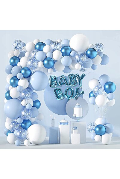 SNM Girlanda Baloane, SNM, Set 116 Piese Pentru Arcada Si Decoratiuni Baby Sh...