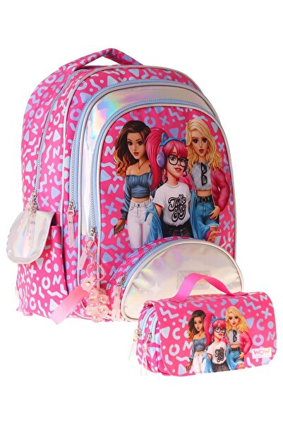 WOW Generation Girl Friends Girls' (Red) Primary School School Bag and Pencil...