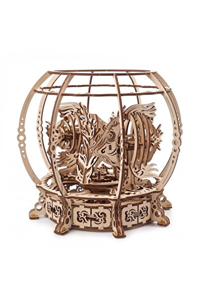 Ugears 3D Παζλ, Μηχανικό Ενυδρείο, Ugears, ξύλο, 325 κομμάτια