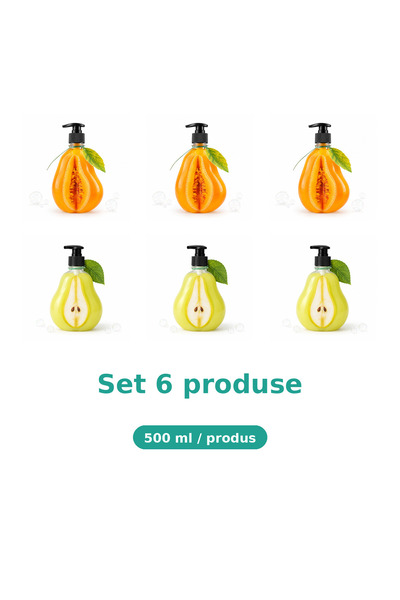 Tasty Set 6 Produse Tasty, Mix 3x Pepene Galben, 3x Pere