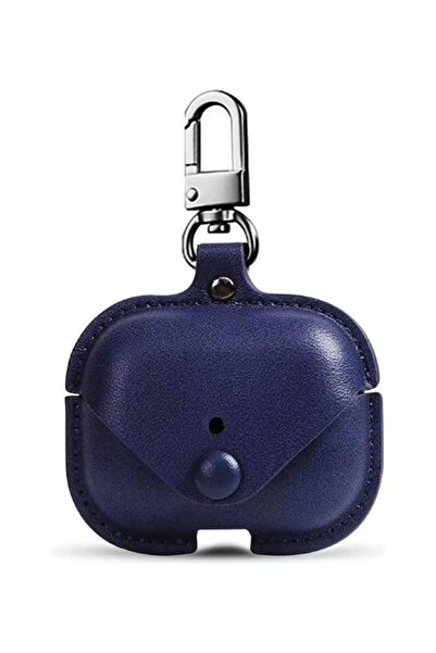 GENERAL AirPods Pro - Pro 2 Premium Leather Case with Metal Keychain Clip – S...