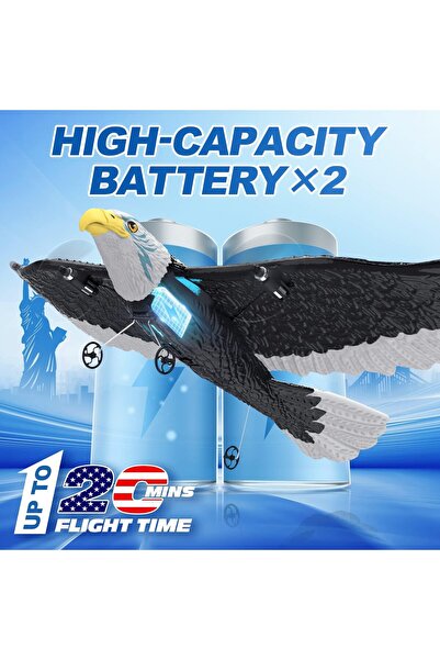 Generic Remote Control Eagle Plane, RTF Airplane, 2.4GHZ 2CH Flying Bird with...
