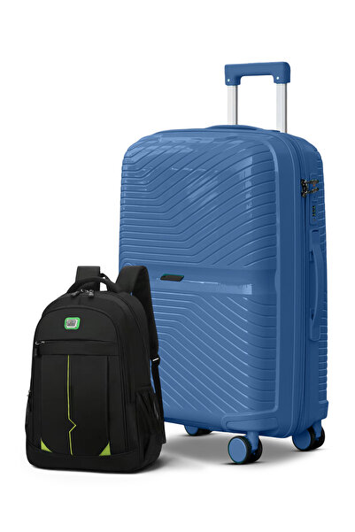 ZAAPPY Hard Shell Luggage With Travel Backpack Combo, 24 Inch, Lightweight Mi...