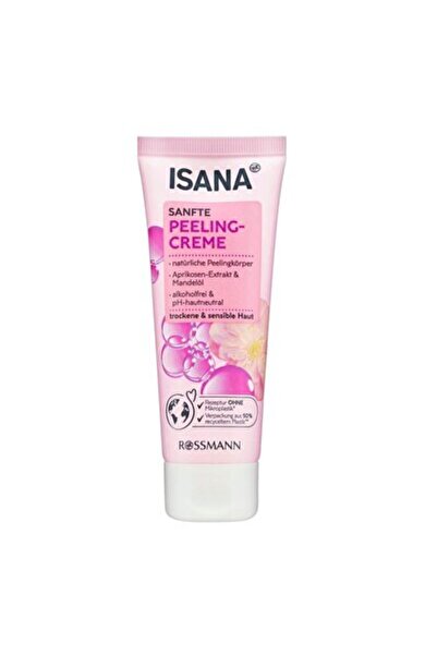 ISANA Peeling Cream with Apricot Extract and Almond Oil for Dry and Sensitive...