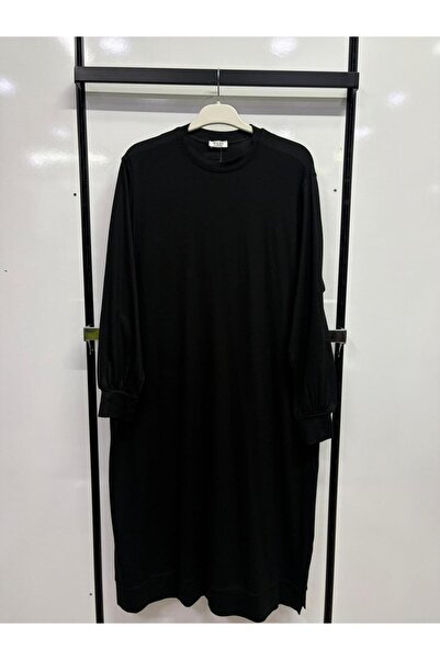 İDOL GİYİM Plus Size Viscose Lycra Long Tunic Loose Fit Hijab Tunic