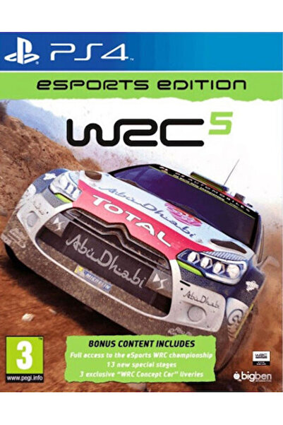 Bigben Interactive WRC 5 eSports Έκδοση Παιχνίδι PS4 (Μεταχειρισμένο)