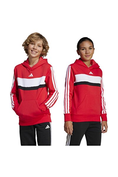 adidas Esențiale pentru copii Hanorac din fleece Tiberio cu 3 dungi 176