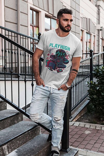 iLovePrints Gamer Astronaut Tshirt