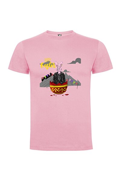 iLovePrints Elegant Easter Bunny Illustration Tshirt