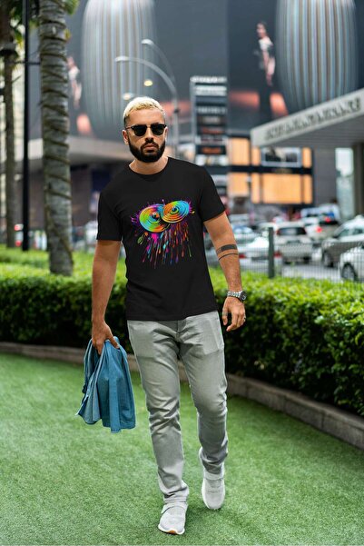 iLovePrints Color Splash Music Tshirt